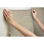 Faux Grasscloth Peel & Stick Wallpaper - EonShoppee
