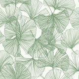 RoomMates Gingko Leaves Peel & Stick Wallpaper - EonShoppee