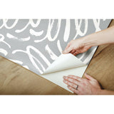 RoomMates Curly Strokes Peel & Stick Wallpaper - EonShoppee
