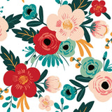 RoomMates Poppy Floral Peel & Stick Wallpaper - EonShoppee