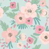 RoomMates Poppy Floral Peel & Stick Wallpaper - EonShoppee