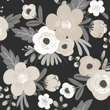 RoomMates Poppy Floral Peel & Stick Wallpaper - EonShoppee