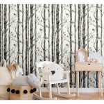 RoomMates Trees Peel & Stick Wallpaper - EonShoppee