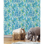RoomMates Watercolor Leaves Peel & Stick Wallpaper - EonShoppee