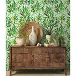 RoomMates Watercolor Leaves Peel & Stick Wallpaper - EonShoppee