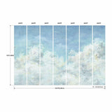 RoomMates In The Clouds Peel & Stick Wallpaper Mural - EonShoppee