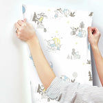 RoomMates Disney Winnie The Pooh Playmates Peel & Stick Wallpaper - EonShoppee