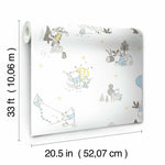 RoomMates Disney Winnie The Pooh Playmates Peel & Stick Wallpaper - EonShoppee