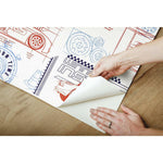RoomMates Disney And Pixar Cars Schematic Peel & Stick Wallpaper Peel & Stick Wallpaper - EonShoppee