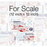RoomMates Disney And Pixar Cars Schematic Peel & Stick Wallpaper Peel & Stick Wallpaper - EonShoppee