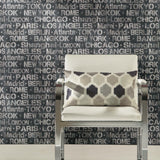 RoomMates Cities Of The World Peel & Stick Wallpaper - EonShoppee