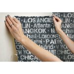 RoomMates Cities Of The World Peel & Stick Wallpaper - EonShoppee