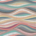 RoomMates Mosaic Waves Peel & Stick Wallpaper