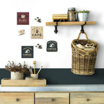 Coffee House Peel And Stick Wall Decals - EonShoppee