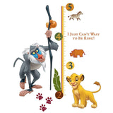 The Lion King Rafiki Peel & Stick Giant Growth Chart Wall Decal - EonShoppee