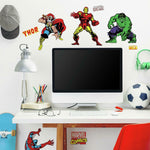 Marvel Classic Superheroes Avengers Peel And Stick Wall Decals