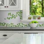 Painterly Ivy VINES Peel & Stick WALL DECALS Kitchen Leaves Stickers Vine & Leaf Decor - EonShoppee