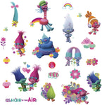 Trolls Peel And Stick Wall Decals RMK3400SCS Colorful 27 Kids Room Wall Stickers