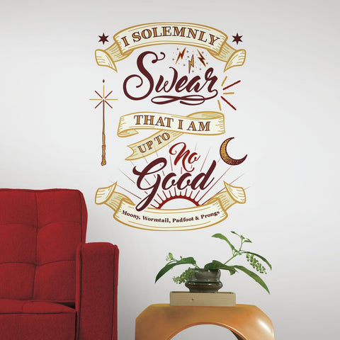 Harry Potter Marauder's Map Quote Giant Wall Decals - EonShoppee