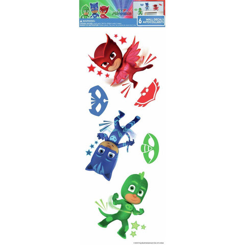 PJ Masks Wall Decals 6 Disney Kids Room Wall Stickers - EonShoppee