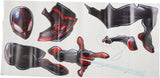 Marvel Giant Spider-Man Peel and Stick Wall Decals RMK3921GM Kids Room Decor - 41" Tall Red and Black