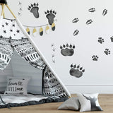 Roommates Animal Tracks Peel And Stick Wall Decals