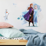 Disney Frozen 2 Giant Elsa Anna Olaf Wall Decals - Frozen II Wall Stickers - EonShoppee