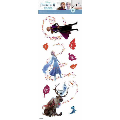 Disney FROZEN 2 II Wall Decals 9 Peel & Stick Girls Room Elsa Anna Sticker Decor - EonShoppee