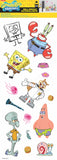 SpongeBob Squarepants Peel & Stick Wall Decals Removable Kids Room Nursery Decor
