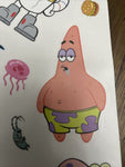 SpongeBob Squarepants Peel & Stick Wall Decals Removable Kids Room Nursery Decor