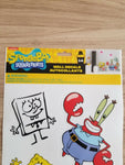 SpongeBob Squarepants Peel & Stick Wall Decals Removable Kids Room Nursery Decor