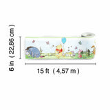 Disney Winnie The Pooh Toddler Peel And Stick Wall Border Nursery Wallpaper Decor - EonShoppee