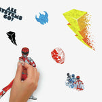 Power Rangers Peel And Stick Wall Decals - EonShoppee