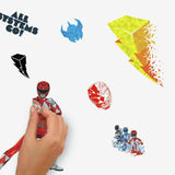 Power Rangers Peel And Stick Wall Decals - EonShoppee