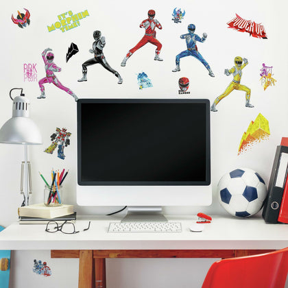 Power Rangers Peel And Stick Wall Decals - EonShoppee