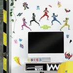 Power Rangers Peel And Stick Wall Decals - EonShoppee