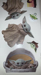 Disney Star Wars Mandalorian Child Baby Yoda 7 pc Wall Decals - EonShoppee