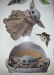 Disney Star Wars Mandalorian Child Baby Yoda 7 pc Wall Decals - EonShoppee