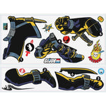 GI Joe Retro Snake Peel And Stick Giant Wall Decals - EonShoppee