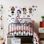LOL Surprise Rock Star Peel And Stick Wall Decals - EonShoppee