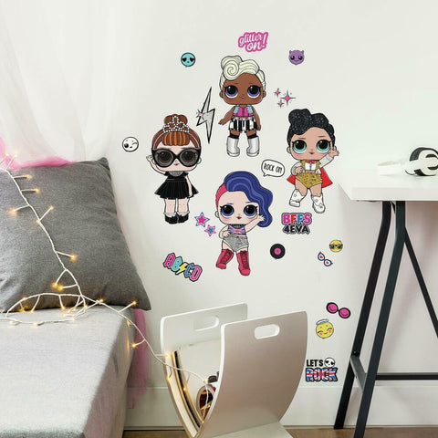 LOL Surprise Rock Star Peel And Stick Wall Decals - EonShoppee