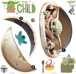 THE MANDALORIAN: THE CHILD Painted Peel And Stick Wall Decals Baby Yoda Grogu Wall Stickers