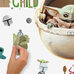 THE MANDALORIAN: THE CHILD Painted Peel And Stick Wall Decals Baby Yoda Grogu Wall Stickers