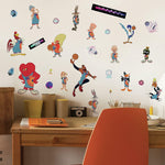 Roommates Space Jam Peel and Stick Wall Decals LeBron James Basketball Team Wall Stickers