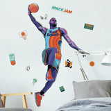 Roommates Space Jam LEBRON Peel And Stick Wall Decals Slam Dunk Basketball Player Wall Stickers