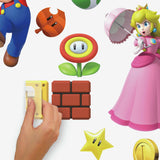 Roommates Super Mario Brothers Peel And Stick Wall Decals Kids Room Wall Stickers