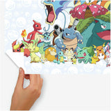 Roommates Pokemon Characters Peel And Stick Giant Wall Decal Graphix