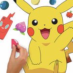 Roommates Giant Pikachu Peel And Stick Wall Decals Pokemon Characters Stickers