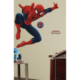 Roommates Ultimate Spider-Man Giant Peel And Stick Wall Decals 53" H Spiderman Mural Kids Room Decor