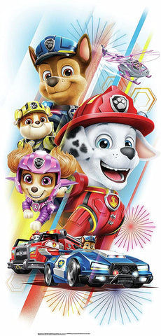 Paw Patrol Peel and Stick Giant Wall Decals with Alphabet, Toddler Wall  Stickers